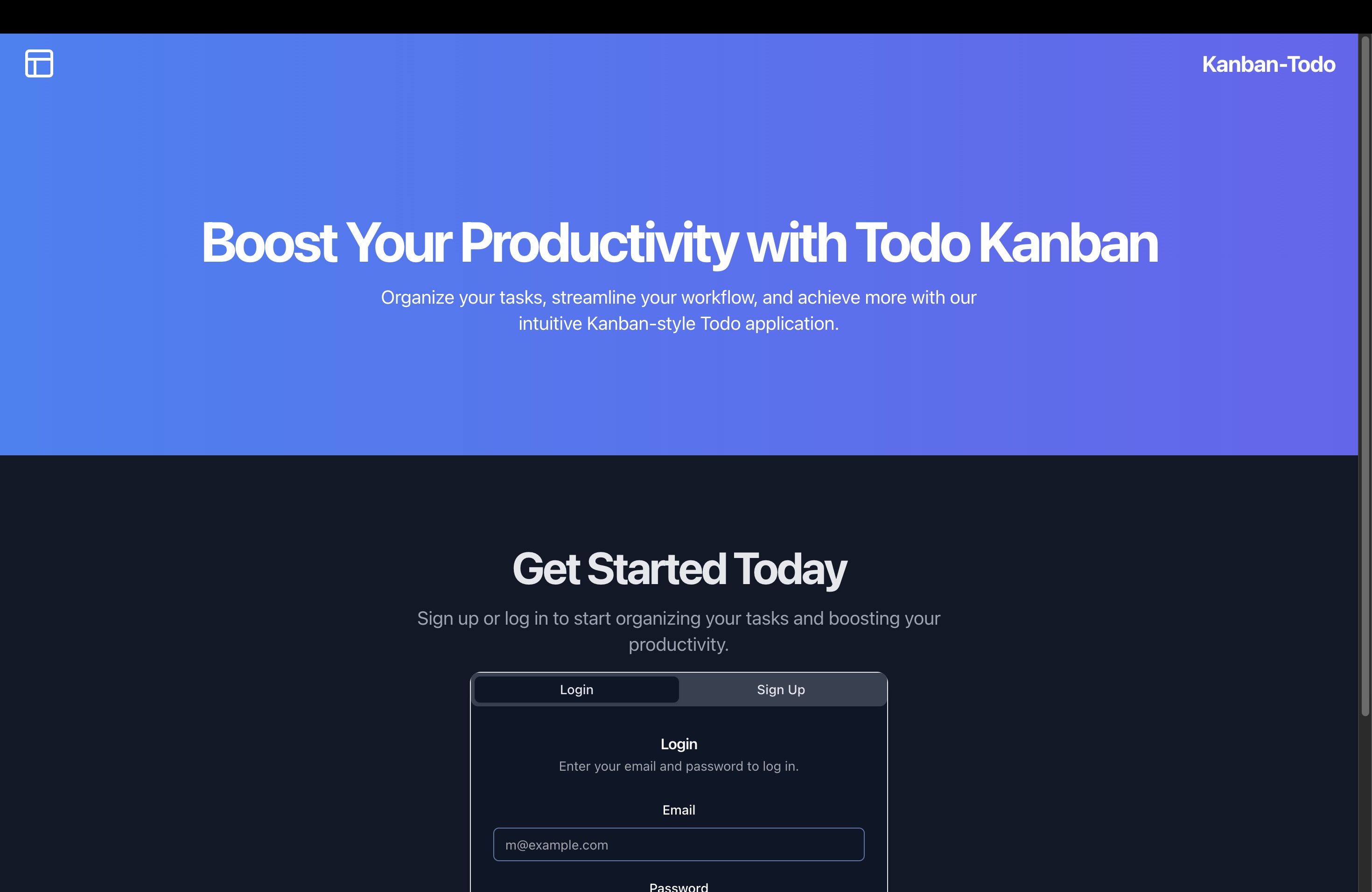Kanban-Board Task Manager
